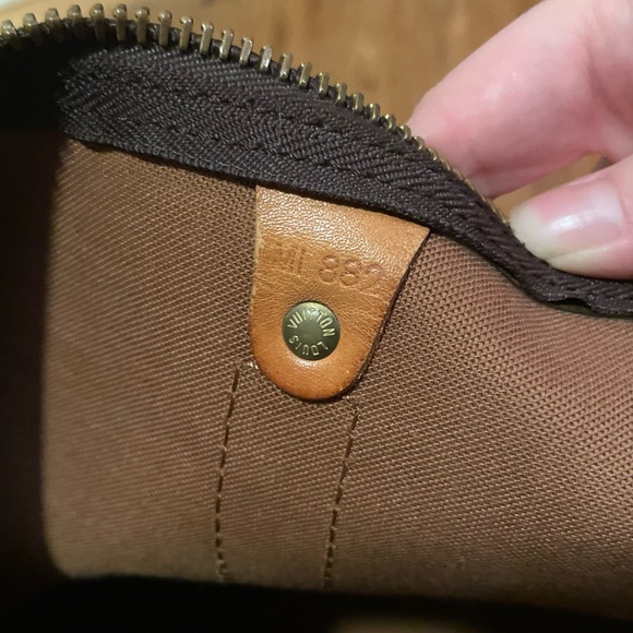 LOUIS VUITTON Keepall 55 Monogram Large Duffle Travel Bag 💯 AUTHENTIC - Picture 13 of 15